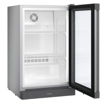 LIEBHERR DISPLAYKOELKAST | GLASDEUR | RVS