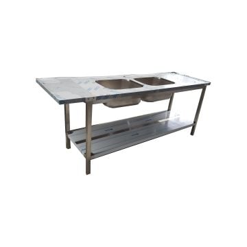 OVRI SPOELTAFEL 2200x700x900 MM.