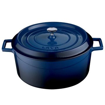 LAVA CASSEROLE ROND Ø32CM BLAUW