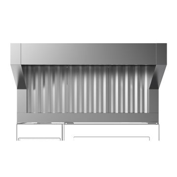 AFZUIGKAP ZONDER MOTOR 6&10 GN 2/1 OVENS