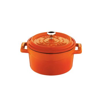 LAVA CASSEROLE MINI ROND Ø10CM ORANJE