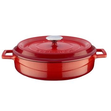 LAVA CASSEROLE ROND LAAG Ø 28CM ROOD
