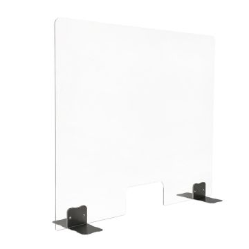 PLEXIGLAS SCHERM MET UITSPARING 650x850MM.