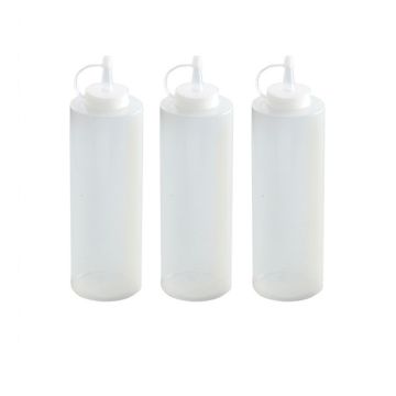 HENDI DISPENSER FLACON 70CL TRANSP. - 3 STUKS