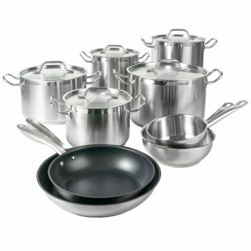CHEFS HEAT RVS PANNENSET 9-DELIG