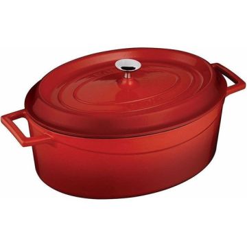 CASSEROLE OVAAL LAVA Ø 27CM ROOD