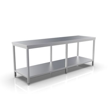 PROFINOX RVS WERKTAFEL 2500MM