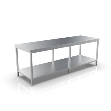 PROFINOX RVS WERKTAFEL 2500MM