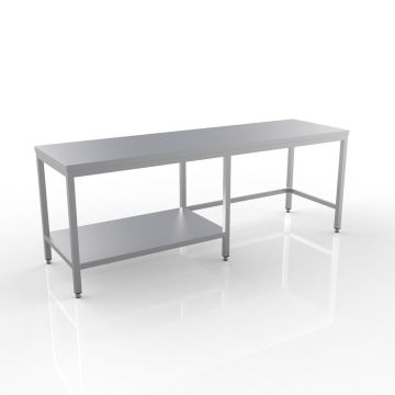 PROFINOX RVS WERKTAFEL 2400MM