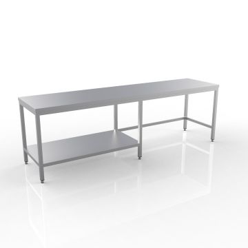 PROFINOX RVS WERKTAFEL 2800MM