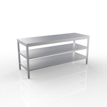 PROFINOX RVS WERKTAFEL 2000MM