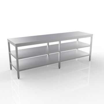 PROFINOX RVS WERKTAFEL 2500MM