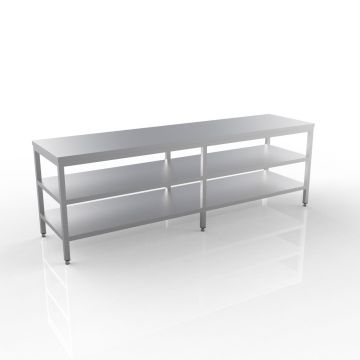 PROFINOX RVS WERKTAFEL 2700MM