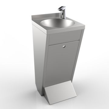 STAANDE HANDENWASBAK INCL.