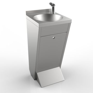 STAANDE HANDENWASBAK INCL.