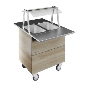 BAIN MARIE UNIT 2x1/1 GN F02H2AW02S