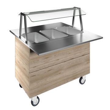 BAIN MARIE UNIT 3x1/1 GN F02H3AW02S