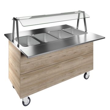 BAIN MARIE UNIT 4x1/1 GN F02H4AW02S
