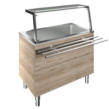 BAIN MARIE UNIT 3x1/1 GN F01H3AF