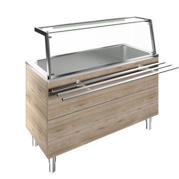 BAIN MARIE UNIT 4x1/1 GN F01H4AF