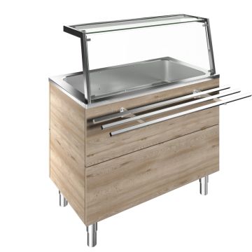BAIN MARIE UNIT 3x1/1 GN F03H3AF