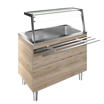 GEKOELDE UNIT 3x1/1 F11C3AF01W STATISCH + VENTILATOR