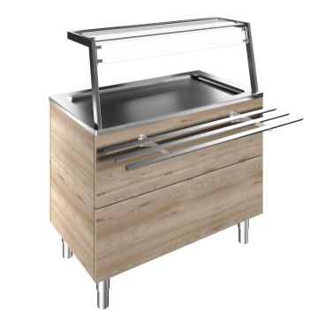 GEKOELDE UNIT 3x1/1 F14C3AF01W MET GEKOELDE PLAAT