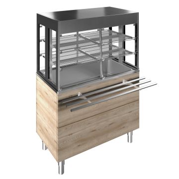 GEKOELDE UNIT 3x1/1 F19C3AF00W MET VITRINE