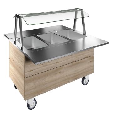 BAIN MARIE UNIT 3x1/1 GN F02H3KW