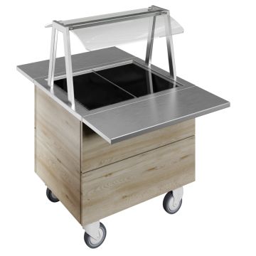 VERWARMDE UNIT 2x1/1 GN F04H2KW0