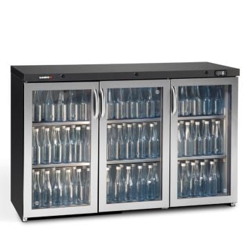 GAMKO BARKOELING 3DEURS | GLASDEUR | CHROOMSTAAL | LAAG