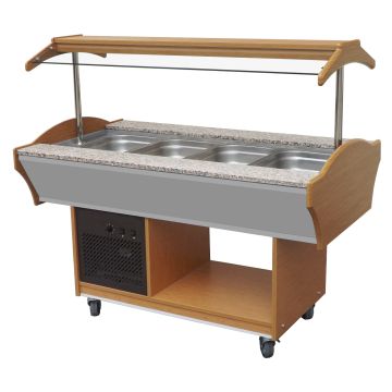 COMBISTEEL GEKOELD BUFFET GN 4/1