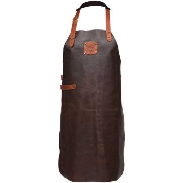 SABATIER SCHORT LEER CHOCOLAT