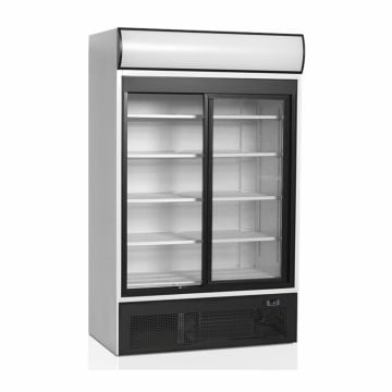 TEFCOLD GLASDEURKOELKAST | SCHUIFDEUR