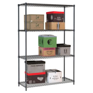 REKWERK 1200X450X1800 ZWART