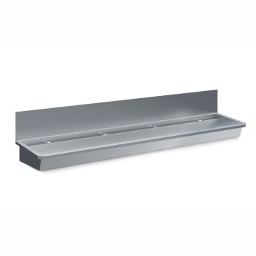 WASTROG 4 KRAANS RVS 2400 MM