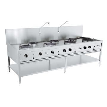HOLTEN ASIAN COOKING WOKTAFEL GAS 4W-3S