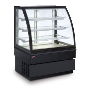 KOELVITRINE GEORGIA III 100 - ZWART