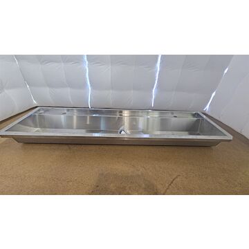 WASTROG 3 KRAANS RVS 1800 MM