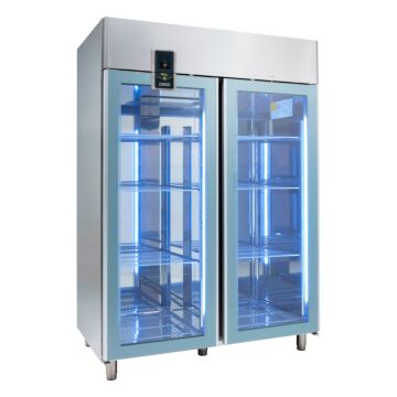 ZANUSSI | GLASDEUR KOELKAST | NPT142GR | 1006L | RVS | 2DEURS