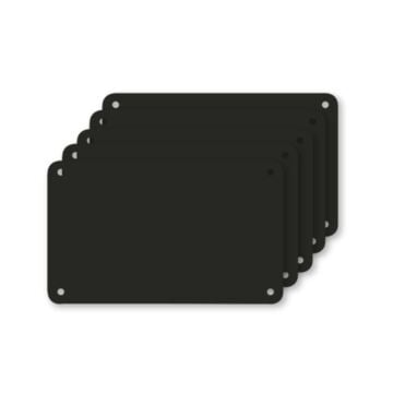 SNIJPLAAT ZWART SET/5 53x32,5CM