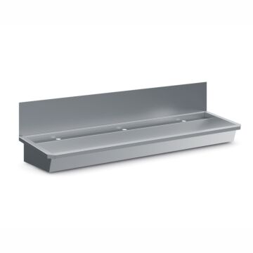 WASTROG 3 KRAANS RVS 1800 MM