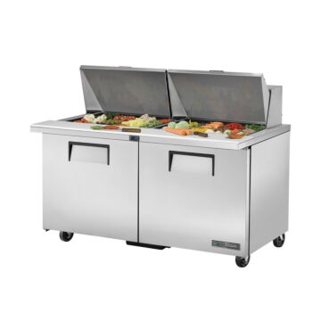 TRUE SALADIERE 2 DEURS 24x 1/6 GN TSSU-60-24M-B-ST-HC