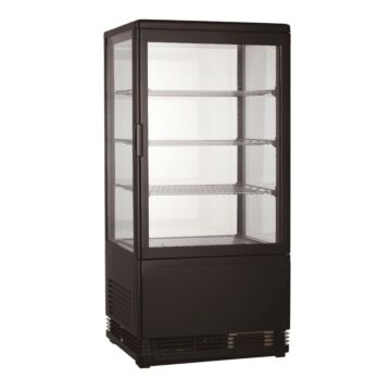 COMBISTEEL KOELVITRINE 78L ZWART