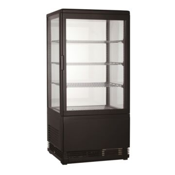 COMBISTEEL KOELVITRINE 68L ZWART
