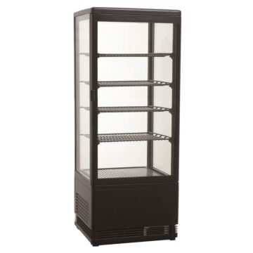 COMBISTEEL KOELVITRINE 98L ZWART