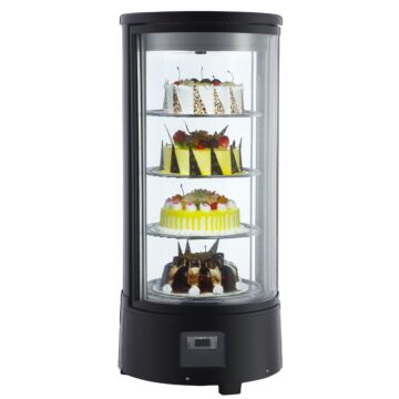 COMBISTEEL ROTERENDE KOELVITRINE 72L