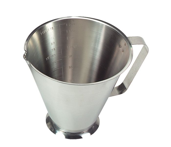 MAATBEKER, RVS ½ LTR