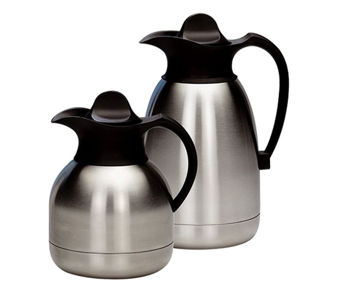 ISOLEERKAN ZWART-RVS 1.0 LTR