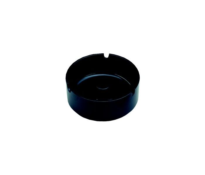 ASBAK MELAMINE ZWART ø 12,5CM